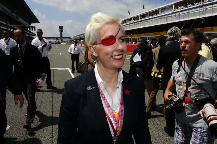 María de Villota 2013 in Barcelona