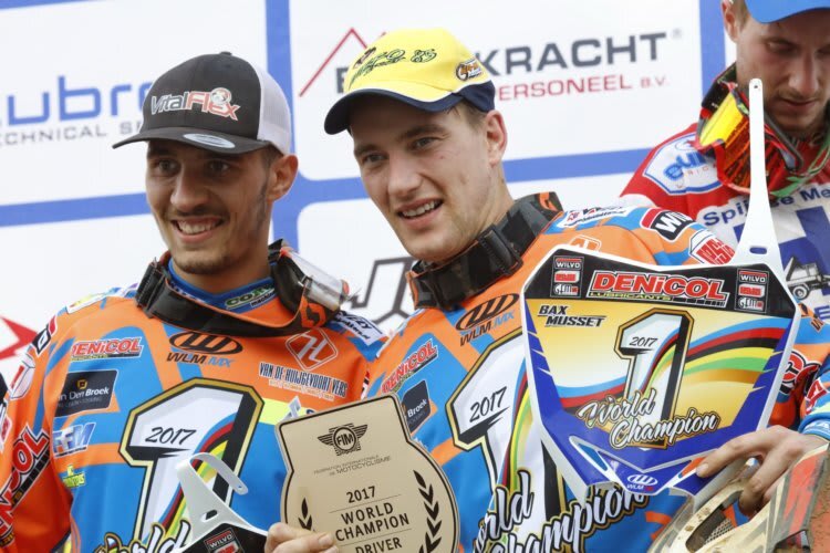 Die Weltmeister Etienne Bax/Nicolas Musset