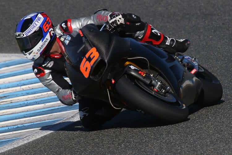 Mike di Meglio in Jerez auf der Aprilia