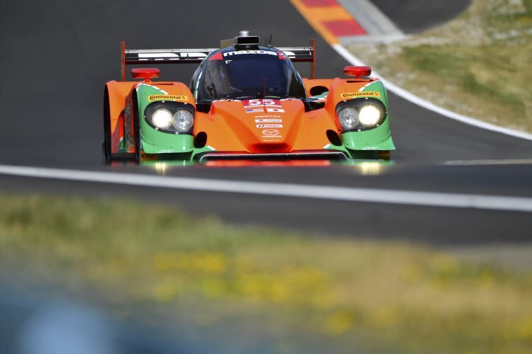 Der Mazda LMP2 in der 1991er Le-Mans-Lackierung