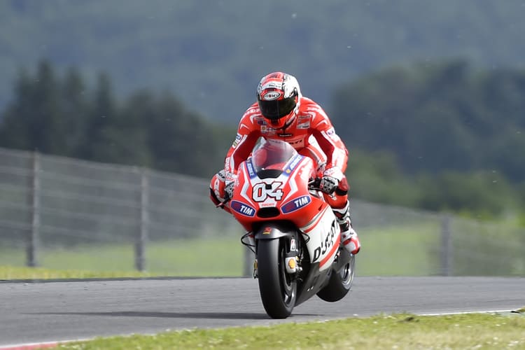 Andrea Dovizioso beim Montag-Test in Mugello