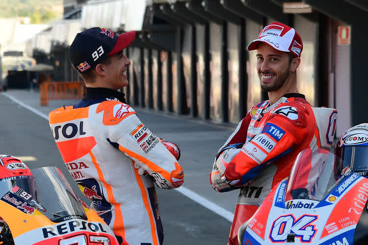 Marc Márquez und Andrea Dovizioso