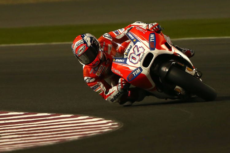 Der Stein des Anstosses: Ducati GP15 von Dovizioso