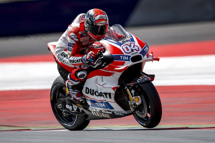Andrea Dovizioso beim Test auf dem Red Bull Ring