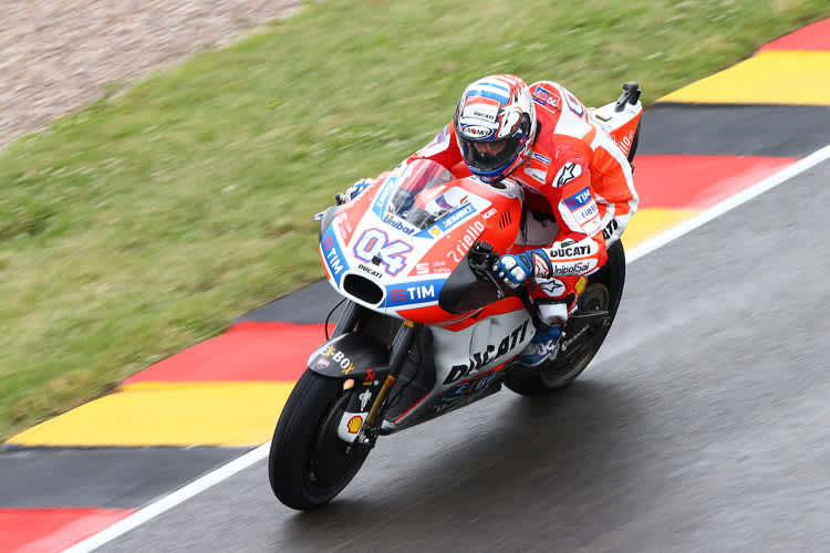 Andrea Dovizioso auf dem Sachsenring
