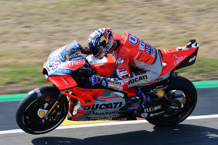 Andrea Dovizioso auf der Ducati Desmosedici