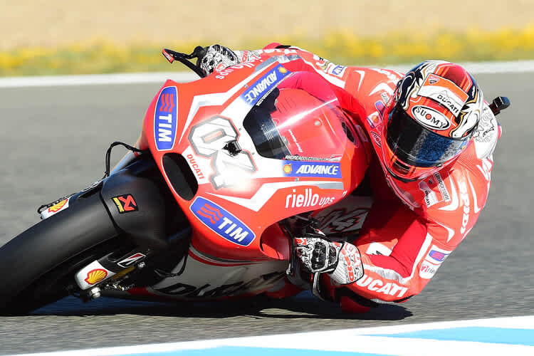 Andrea Dovizioso beim GP in Jerez