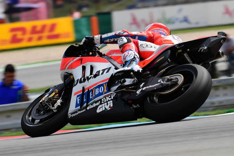 Bestzeit für den zweifachen Saisonsieger Andrea Dovizioso in Brünn im FP2