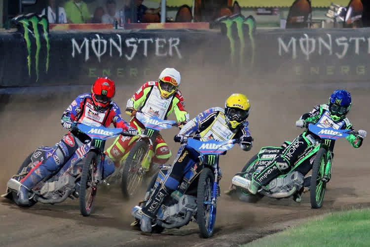 Finale: Jason Doyle vor Greg Hancock, Vaclav Milik und Patryk Dudek