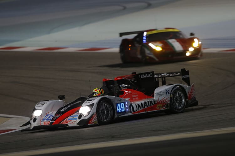 Kaffer bei seinem vermutlich letzten Stint im Pecom-Oreca