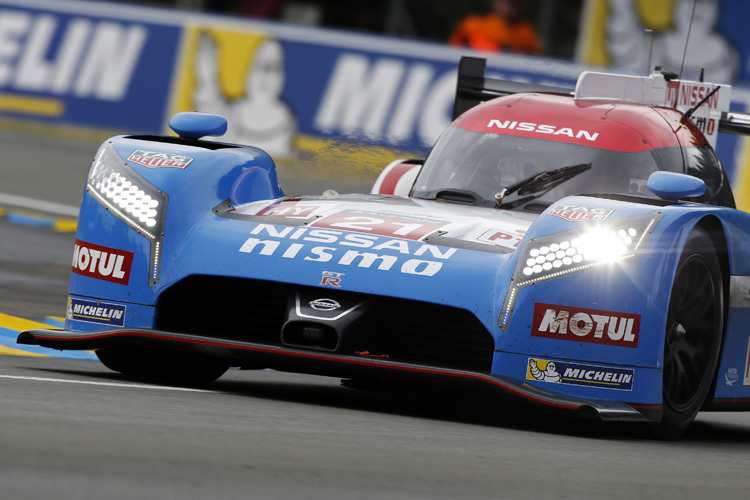 Fronttriebler wie den Nissan gab es in Le Mans schon viele