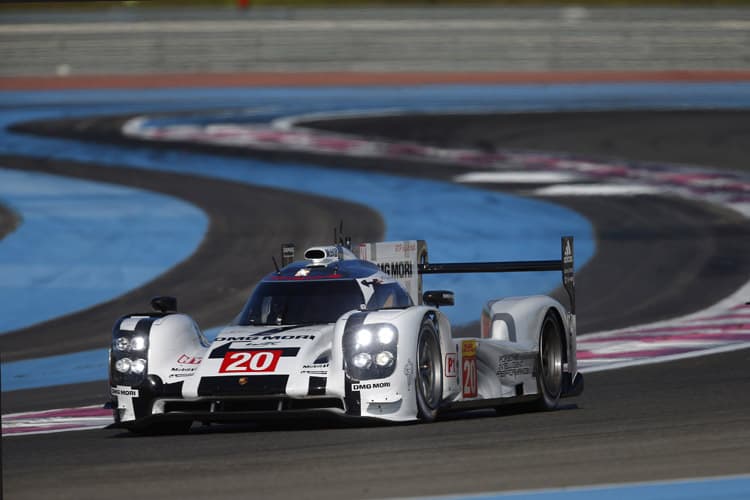 Porsche konnte mit der Bestzeit einen ersten Achtungserfolg verbuchen