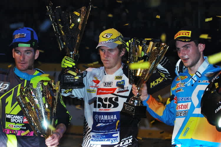 Das SX1-Tagespodium: Aranda, Lamay, Ullrich (v.l.)