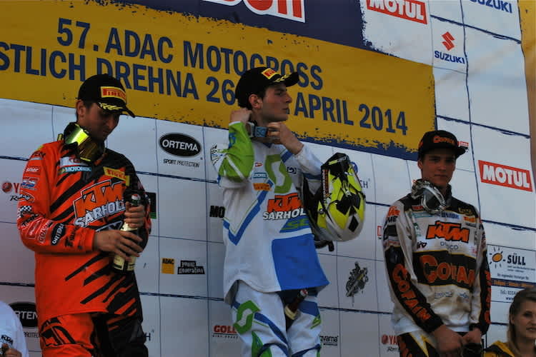 Das Podium in Drehna