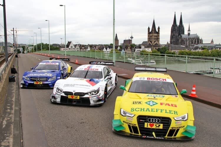 Die DTM präsentierte sich in Köln