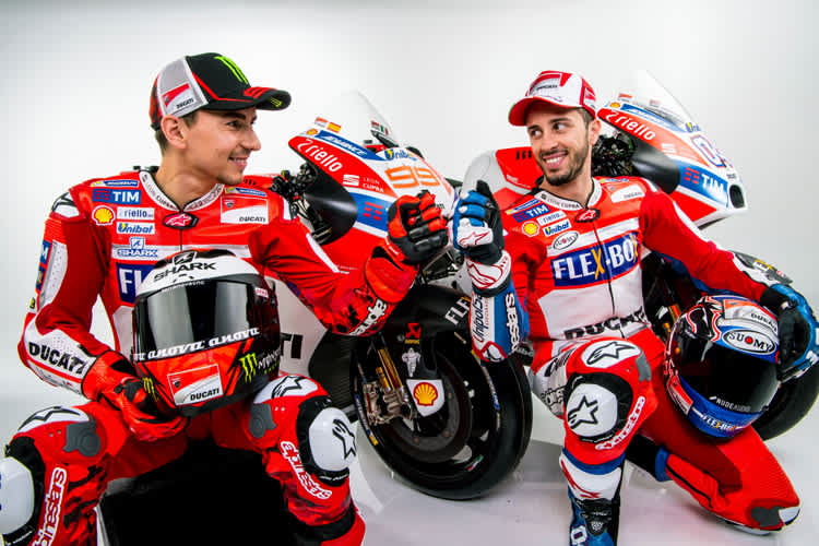 Das Ducati-Duo Lorenzo & Dovizioso 