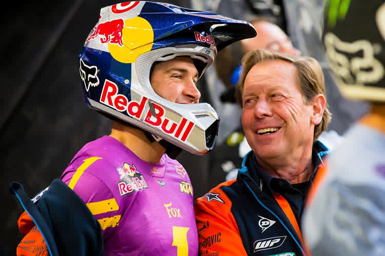Roger DeCoster (re.) mit Ryan Dungey