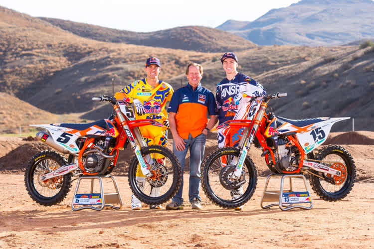 Die KTM-Aushängeschilder Ryan Dungey und Marvin Musquin