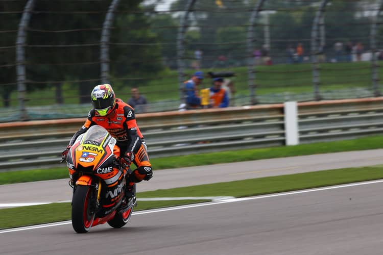 Colin Edwards beim Freitag-Training in Indy