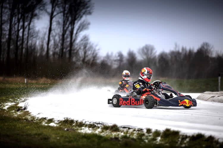 Pierre Gasly und Max Verstappen: Guten Rutsch!