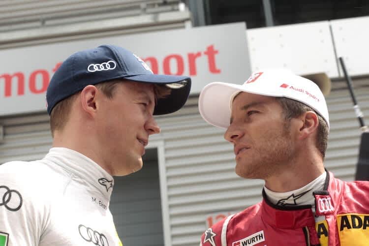 Zwei Champions: Mattias Ekström und Timo Scheider