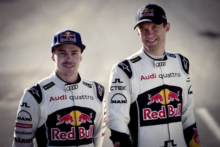 Toomas Heikkinen (li.) und Mattias Ekström