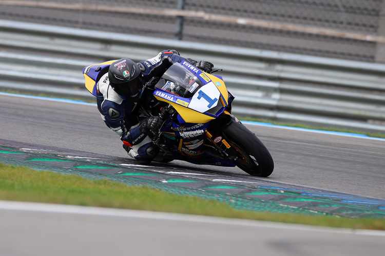 Max Enderlein startet im Rennen von Platz 2