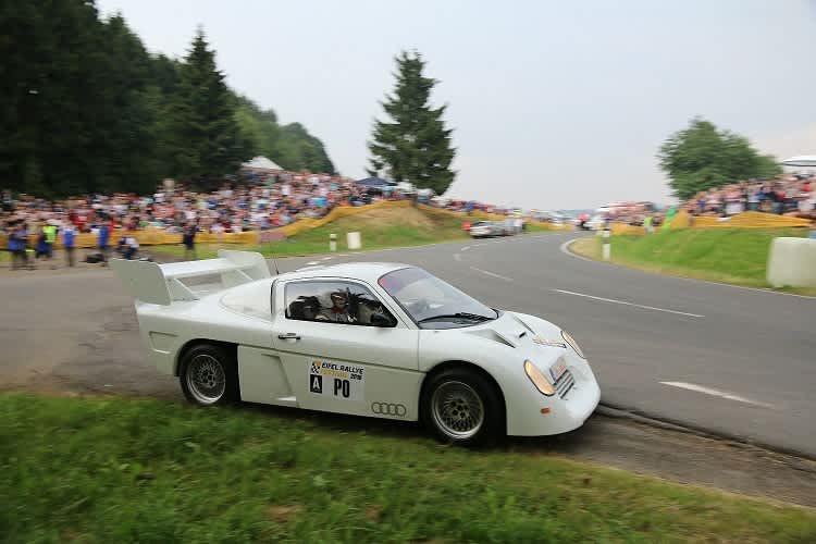 Walter Röhrl im Audi Gruppe S