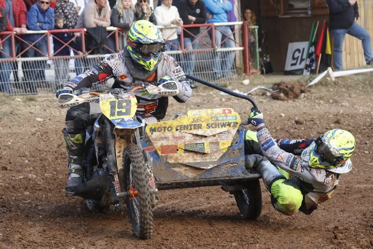 Erst zehnter Rang, dann Rad ab: Marco Heinzer/Ruedi Betschart