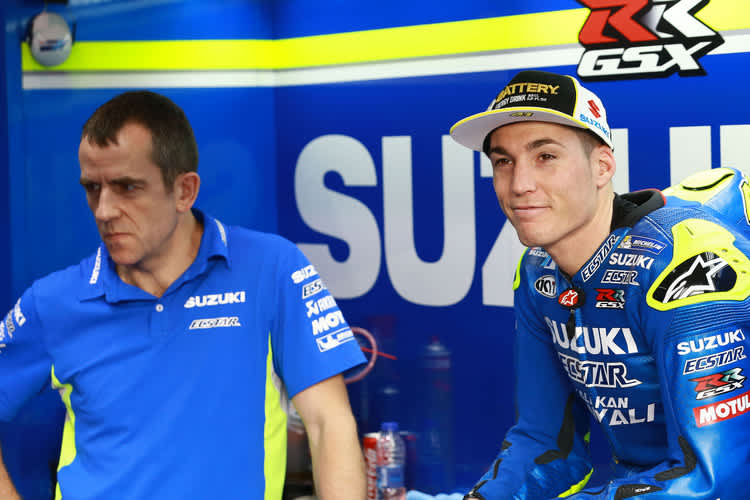 Aleix Espargaró und Crew-Chief Tom O'Kane