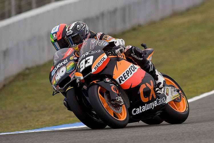 2012: Marc Márquez (93) gegen Pol Espargaró (40)
