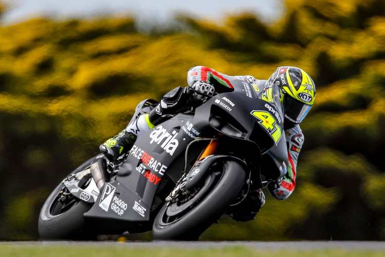 Aleix Espargaró auf der Aprilia