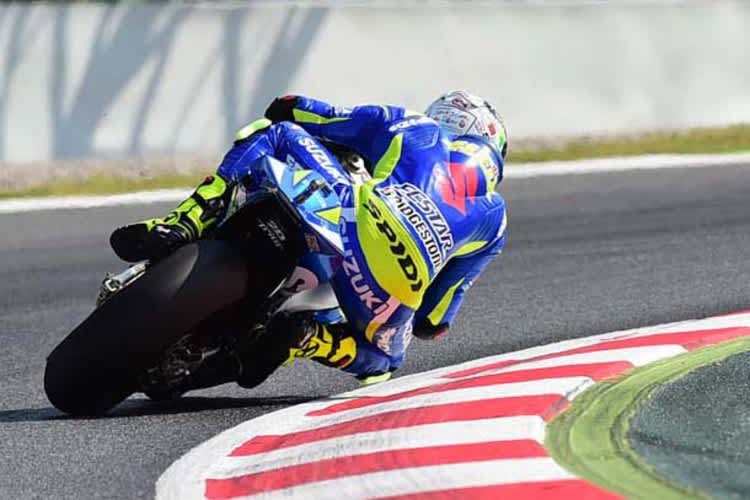 Aleix Espargaró (Suzuki) beim Barcelona-GP 2015
