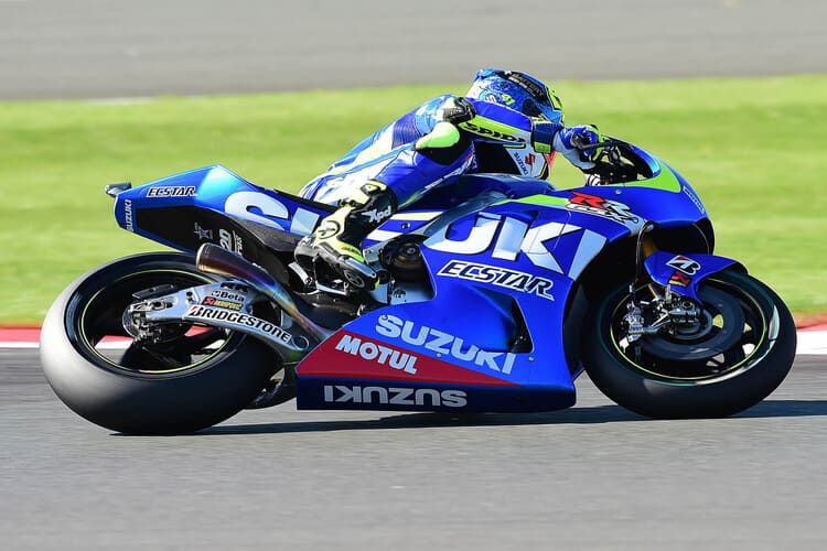 Aleix Espargaró (Suzuki) beim Silverstone-GP