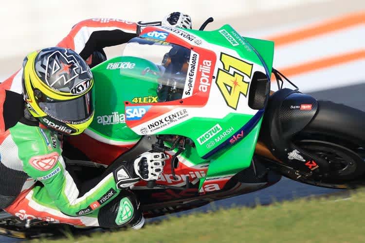 Aleix Espargaró auf der Aprilia