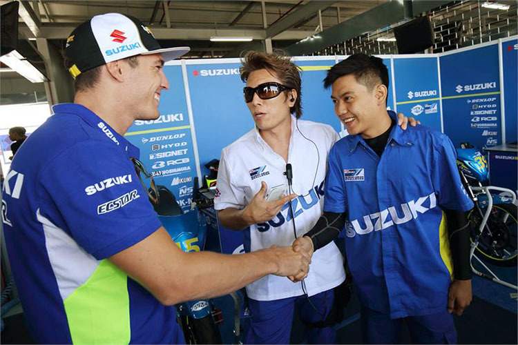 Aleix Espargaró war Ehrengast bei der Suzuki Asian Challenge