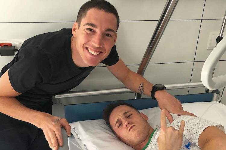 Bruder Aleix weilt am Krankenbett von Pol