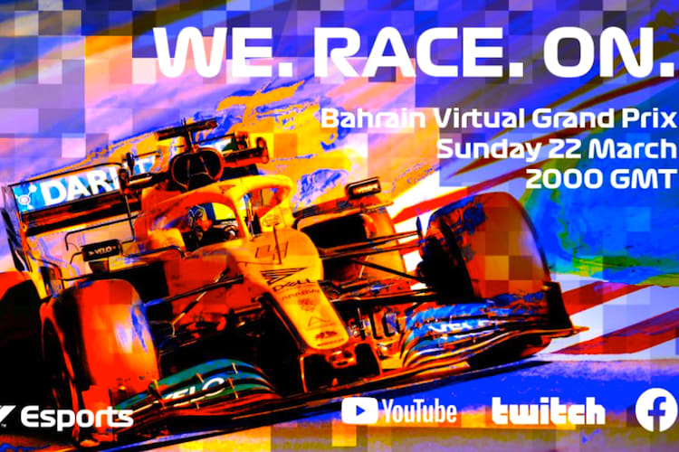 Die Formel 1 wird virtuell