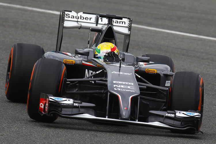 Esteban Gutiérrez im neuen Sauber C33-Ferrari