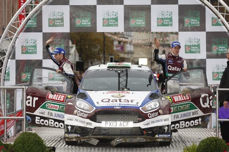 Elfyn Evans gewann sein Heimspiel