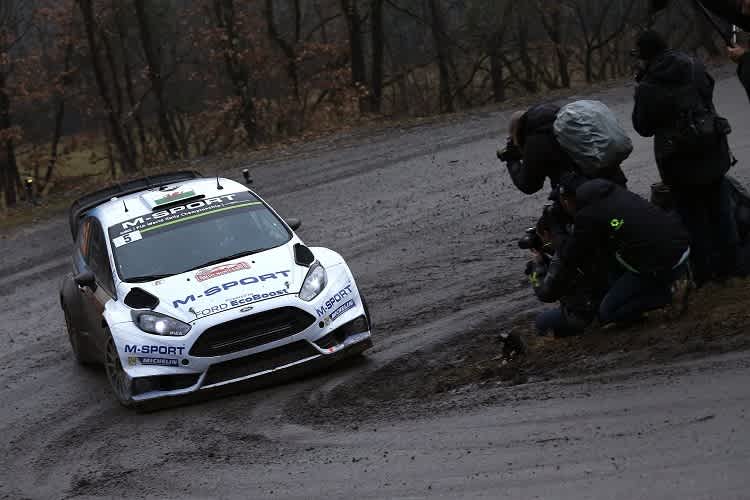 Elfyn Evans beim Test in Deutschland