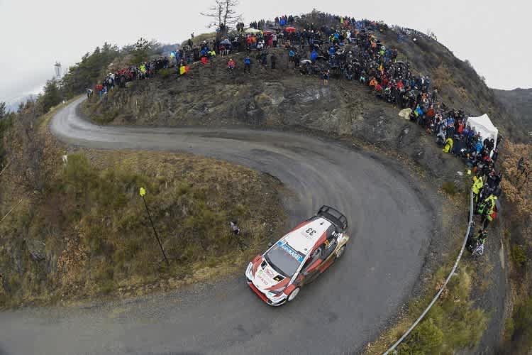 Elfyn Evans startet als Leader ins Monte-Fianle