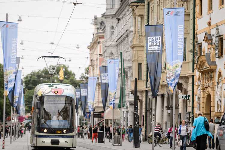 Auch Graz steht als «Grand Prix-Hauptstadt» ganz im Zeichen der Formel 1