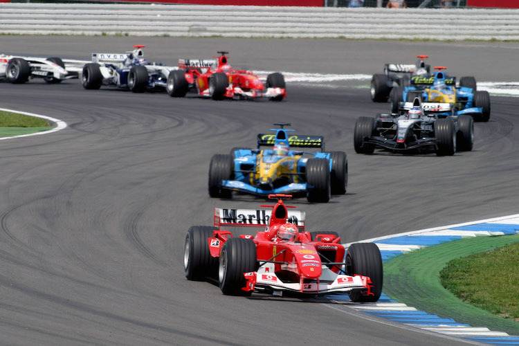 Michael Schumacher 2004 in Hockenheim