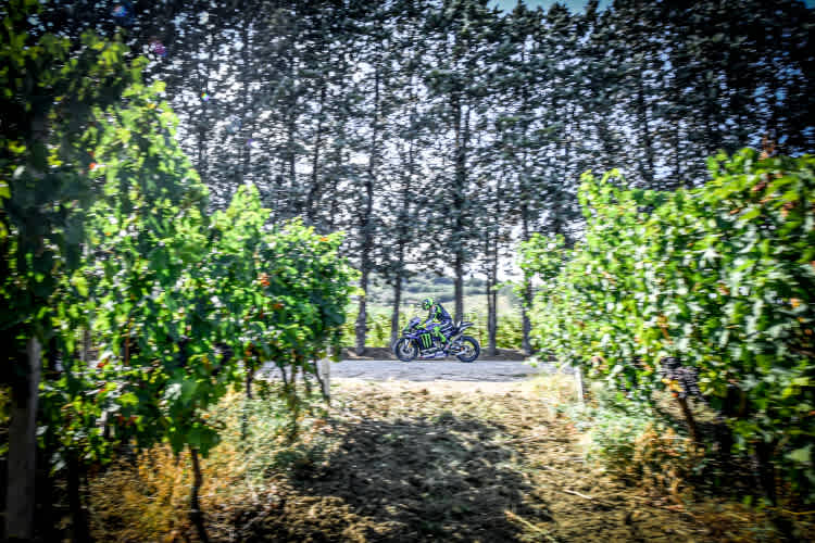 Valentino Rossi gab abseits der Rennstrecke Gas