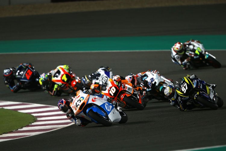 Fabio Quartararo war in Katar der bestplatzierte Moto2-Rookie