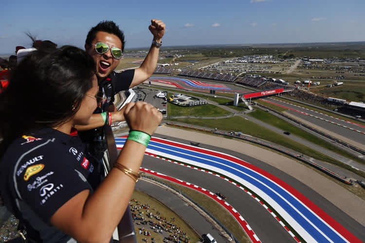 Die Fans in Austin dürfen sich freuen: Schon am Mittwoch bietet ihnen Daniel Ricciardo Formel-1-Action vom Feinsten