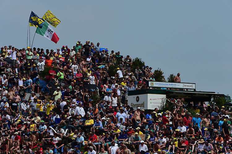 Auf dem Sachsenring werden wieder über 200.000 Besucher am MotoGP-Rennwochenende erwartet
