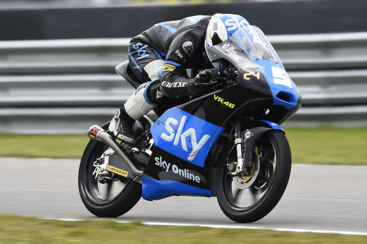 Romano Fenati auf der KTM des Sky VR46-Teams von Valentino Rossi