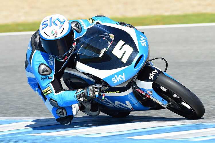 Romano Fenati ließ die Konkurrenz am zweiten Testtag hinter sich